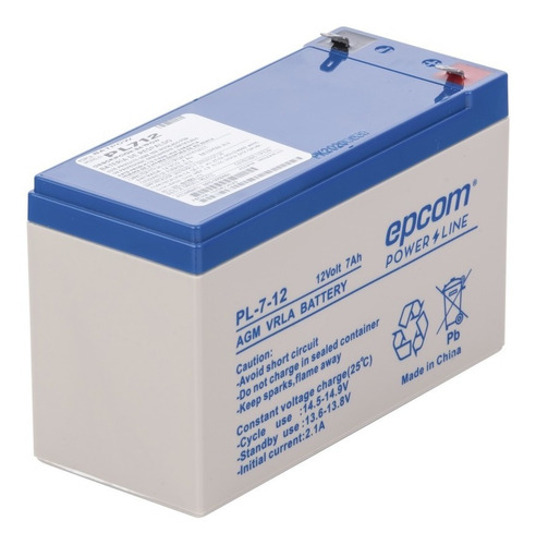 Imagen 3 de 4 de Batería Agm/vrla 12v 7a Tamaño Estandar ( 151 X 101 X 65 Mm)