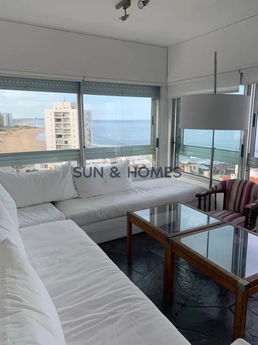 Espectacular Apartamento En Venta En Punta Del Este Con Hermosa Vista A La Playa Brava Y A Playa Mansa 