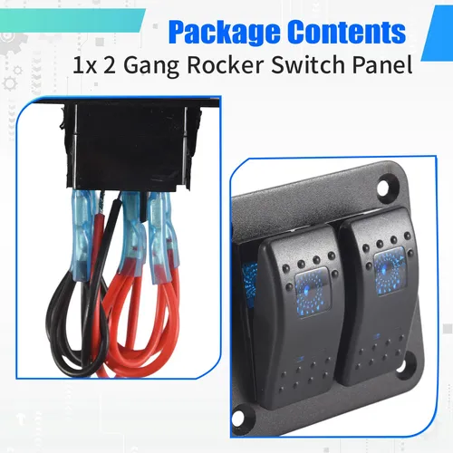 Panel Basculante U42 Gang Rocker Swit-fs De 5 Pines Desconec