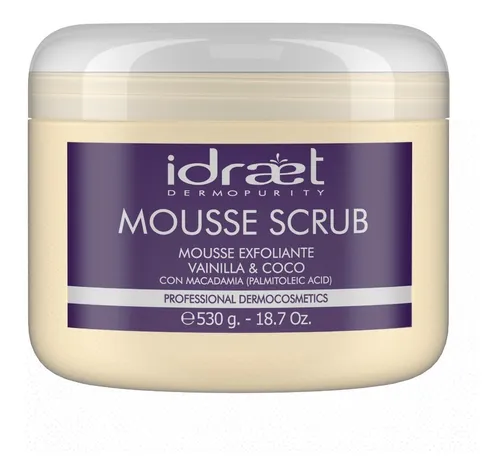comprar Exfoliante Vainilla Y Coco Mousse Scrub Idraet Rostro Cuerpo