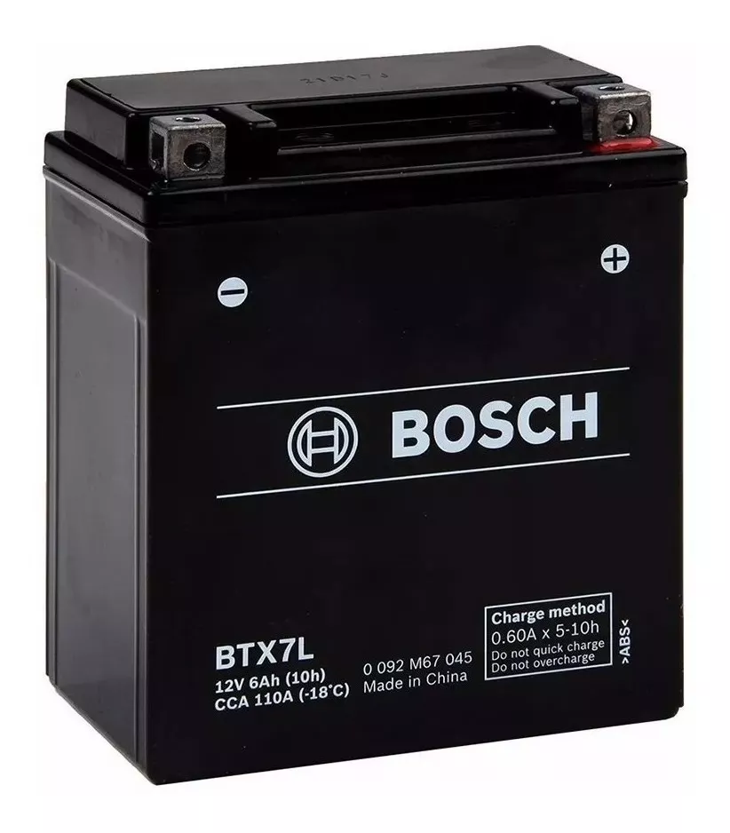 Bateria Bosch Moto Ytx7l-bs Ytx7l Yt7a Btx7l 12v 6ah
