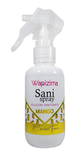 Sani Spray, Sanitizante Uñas 120ml Wapizima - Aroma A Elegir