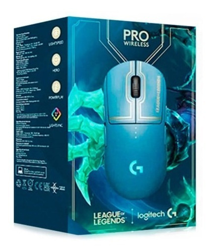 Mouse Gamer Logitech G Pro Wireless Edición League Of Legend