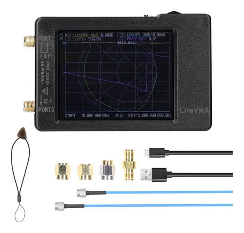 Hf Vhf Uhf Analizador De Antena 50khz-6.3ghz Encendido