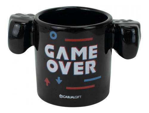 Imagem 1 de 4 de Caneca 3d 350ml Controle Joystick Videogame - Game Over