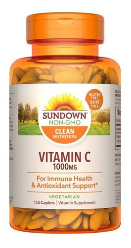 Vitamina C 1000mg, 133 Cap- Sundown.