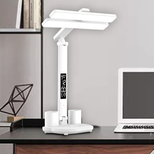 Lámpara De Escritorio Led Con Soporte Para