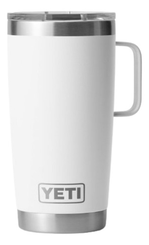 Yeti 20oz Con Asa Tapa Clásica Termo Rambler 591ml | Blanco