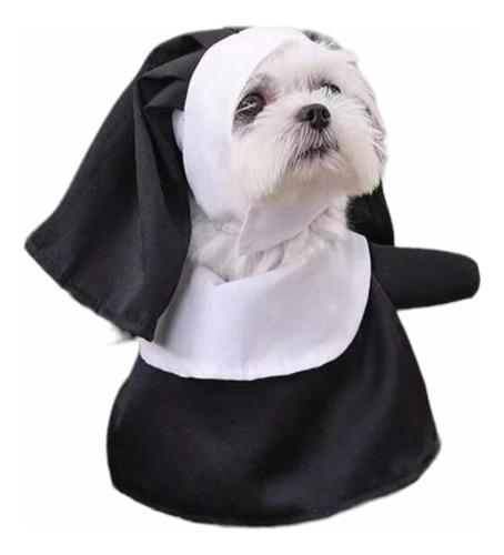 Ropa De Perro Disfraz /monja  /halloween