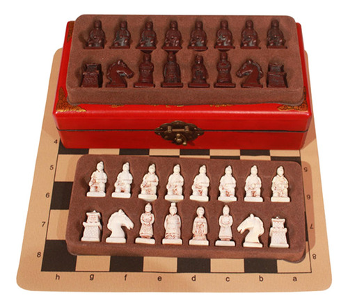Juego De Ajedrez Clásico De Madera Para Viajes Pequeña