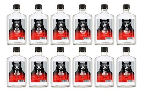 Pack De 12 Vodka Oso Negro 200 Ml