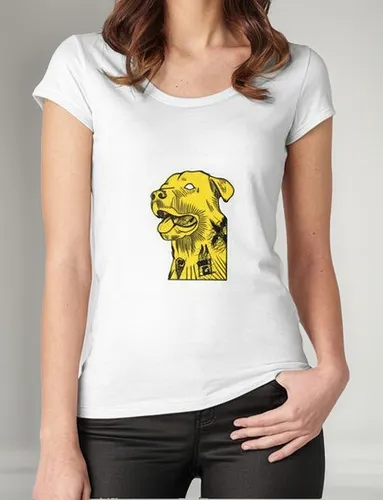 Remera Perro Tatuado Algodon Premium