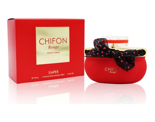 Emper Chifon Rouge Pour Femme 100ml Edp