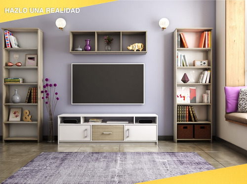 Imagen 6 de 9 de Mueble Casa Lista® Hogar - Mueble Biblioteca Alta