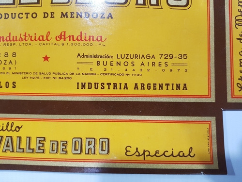 Imagen 7 de 8 de Antiguas Etiquetas Mint Latas Dulce Membrillo Lote Mag 58668