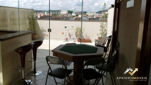 Cobertura Com 2 Dormitórios À Venda, 134 M² Por R$ 400.000 - Vila Tibiriçá - Santo André/sp - Co0399