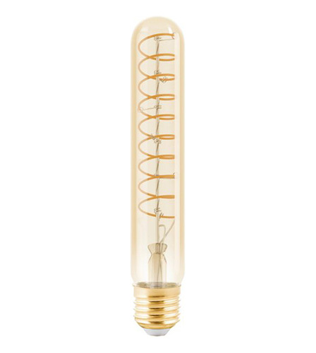 Lámpara Led Tubo Filamento Spiral Ámbar 4w 1600k