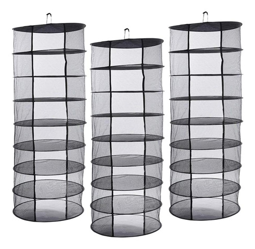 3pcs Red Seca Grande Red Seca Rejilla De Secado Hydroponics