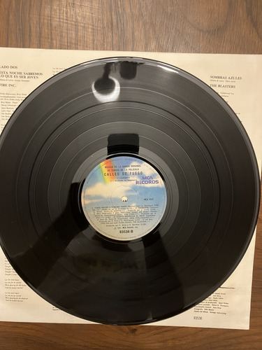 Disco Vinilo Lp - Calles De Fuego - Banda Sonora De Película Calles (Usado)