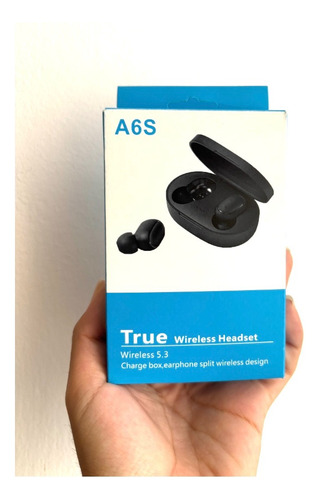 Auriculares A6s Wireless Headset Negro