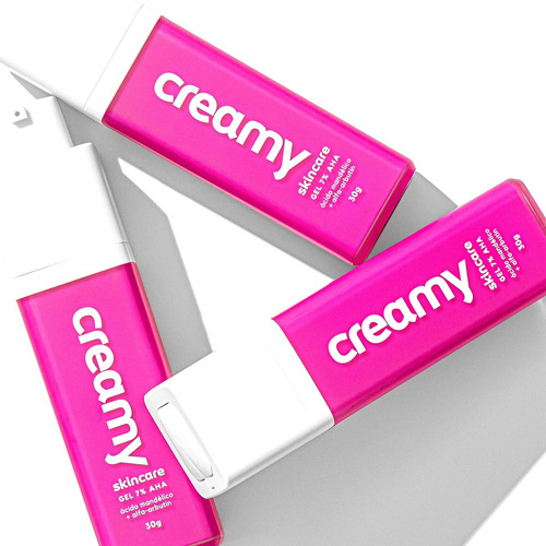 Creamy Skincare Ácido Mandélico 30g | Reduz A Oleosidade Com Todo Tipo De Pele Noite
