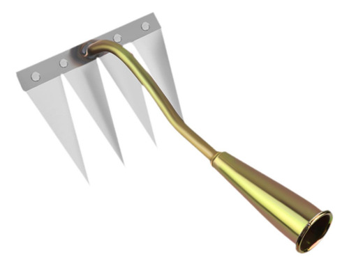Herramienta De Hierba De Jardinería Desmontable 4 Dientes