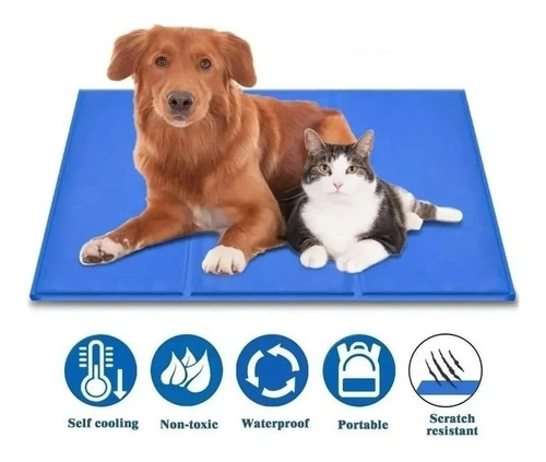 Manta Térmica Refrescante Alfombra Mascotas Cama Perro 40x50