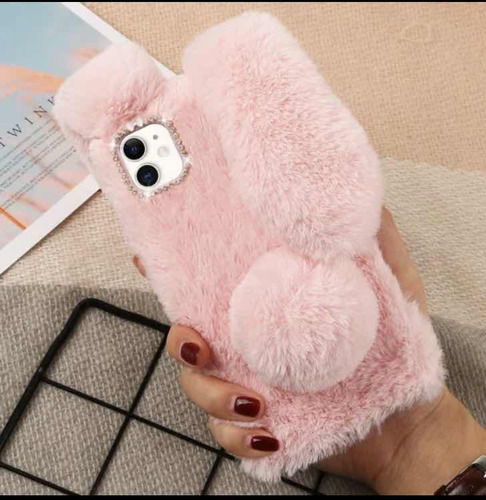 Imagen 2 de 10 de Casé Funda Original Peluche Felpa Mi 11 Lite / Redmi 9a /10c