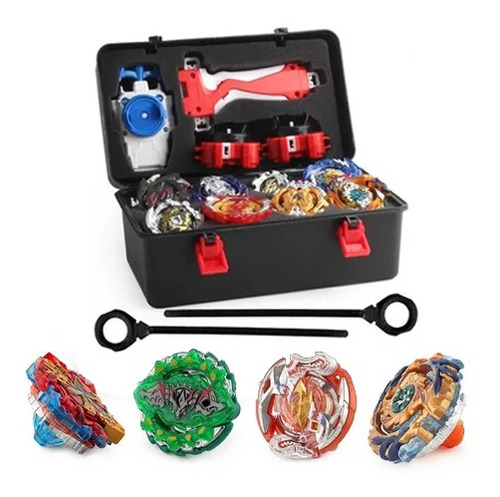 Juego De Lanzador Beyblade Spinning Top De 17 Piezas