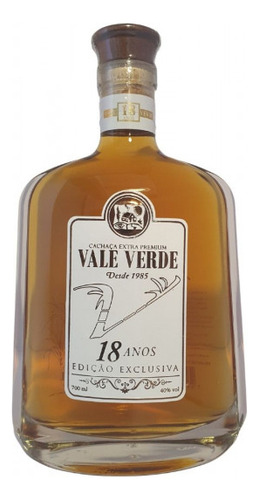 Cachaça Vale Verde 18 Anos 750ml
