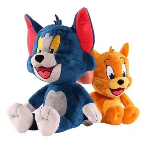 Almofada De Pelúcia Do Tom E Jerry Gato E Rato Brinquedo 2un