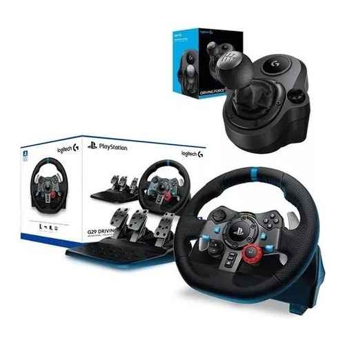 Volantes Y Pedales Logitech G29 + Caja De Cambio ( Shifter)