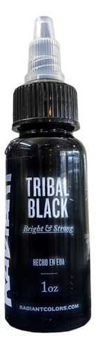 Tribal Black 1 Onz Radiant Ink Pigmento Para Tatuar