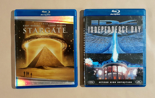 Stargate + Independence Day -importadas- Blu-ray Original