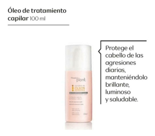 Aceite De Tratamiento Capilar 100ml Natura Plant Oleo Nutri | MercadoLibre