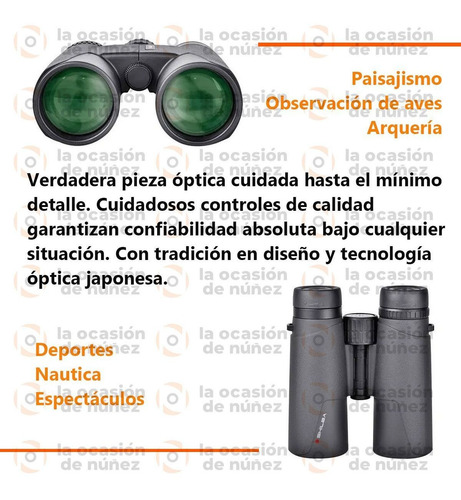Imagen 3 de 8 de Binocular 8x42 Shilba Outlander Premium Bk7 Avistaje Nautica