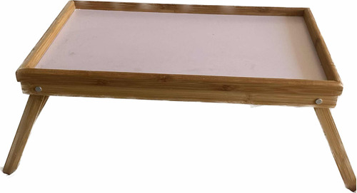 Mesa De Cama 50x31x23cm Madera De Bamboo