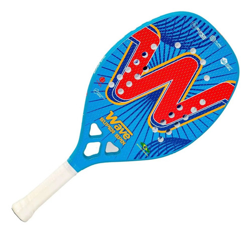 Raquete De Beach Tennis Wave Super Spin Com Capa