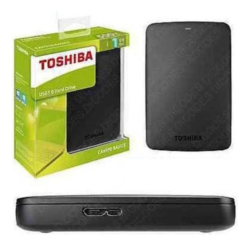 Disco Duro, Toshiba 1tb, Antigolpe, Usb 3.0 O 2.0
