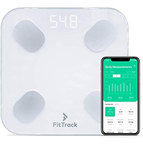 Fittrack Dara - Báscula Digital Con Bluetooth Y Aplicación P