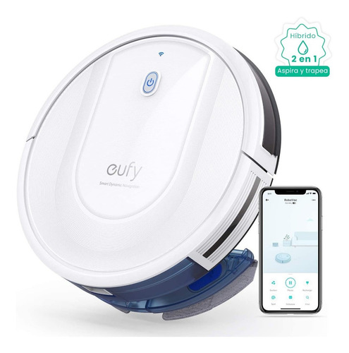 Eufy Aspiradora Robot Inteligente Robovac G10 Gyromop Blanca