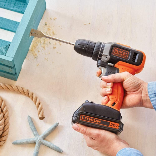 Rotomartillo 3/8 20v Bcd703c1 Black And Decker Ultra Pro Color Naranja Frecuencia 60