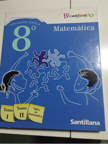 Pack Matemática, 8° Básico. Bicentenario. Ed. Santillana 