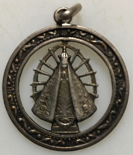 Medalla Plata Religiosa Virgen