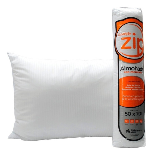 2 Almohadas Premium Zip 50x70cm 