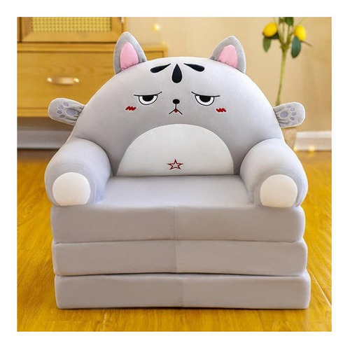 Sofá Plegable Para Niños Pequeños, Sillón, Funda Lavable Color Dog