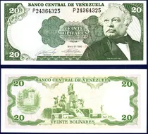 Comprar Billete De 20 Bolívares P8 Mayo 31 1990 José Antonio Páez