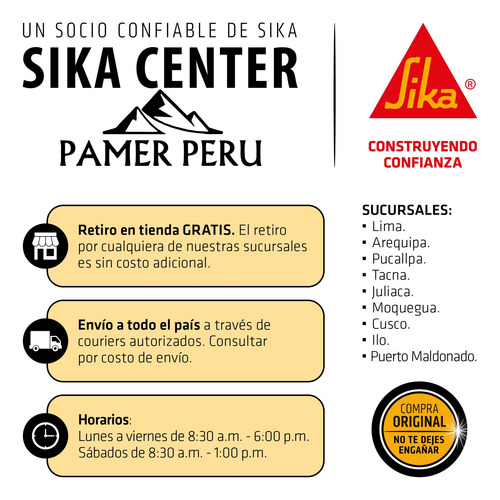 Adhesivo Epóxico Para Anclajes Sika Anchorfix -3001