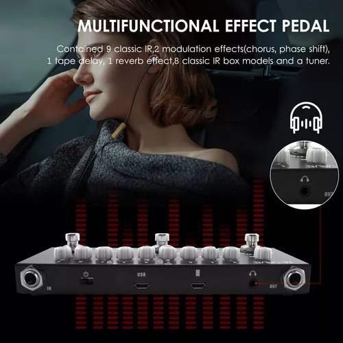 S Pedal De Efecto M-vave Cube Baby Negro