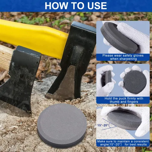 Afilador De Hacha Para Afilar De Grano Dual, Afilador Multiu